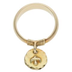 ゴローズ 金メタル付き全金チャームリング リング メンズ 5号 - メルカリ