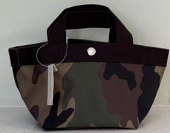 エルベシャプリエ トートバッグ Herve Chapelier 701W レディース カモフラージュ ブラウン