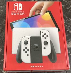 25. ＃1 Nintendo Switch 本体 有機ELモデル Joy-Con(L/R)ホワイト ※箱ダメージ有