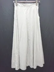 ◇ Techichi テチチ ロング丈 フレア スカート サイズM ライトグレー レディース P  【1407100026241】