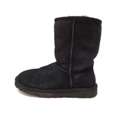 UGG(アグ) ショートブーツ 22 レディース クラシックショート 5825 黒 ムートン