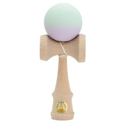 けん玉 日本けん玉協会認定 競技用けん玉 大空 国産品 マットターコイズパープル