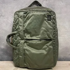 PORTER タンカー　3way（ショルダー無、トート、リュック）カーキ PORTER タンカー 3way（ショルダー無、トート、リュック）カーキ