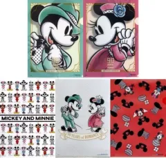 【中古】クリアファイル 全5種セット A4オリジナルクリアファイル 「一番くじ ミッキーマウス 90 YEARS of ROMANCE」 購入特典