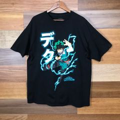 僕のヒーローアカデミア デク キャラクター プリント アニメ Tシャツ サイズ メンズ XL 古着 s25020978