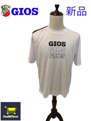 新品　タグ付き　GIOS Tシャツ　白　ロードバイク 　ジオス　サイクルウェア