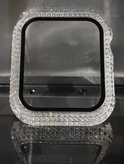 クリスタルクリア⭐︎AppleWatchカバー 保護 高級glass ケース メッキ　キラキラ　アップルウォッチ   メンズ レディース 38mm 40mm 41mm 42mm 44mm 45mm
