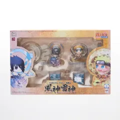 ぷちきゃらランド 風神うずまきナルト & 雷神うちはサスケ セット NARUTO-ナルト- 疾風伝 完成品 フィギュア メガハウス