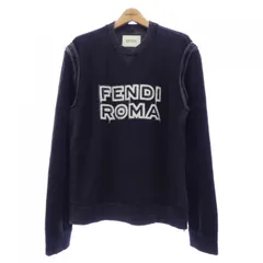 【希少デザイン】FENDI ビッグ刺繍ロゴ入り ウール スウェットトレーナー 23890115040-16.jpg