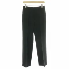 B&Y ユナイテッドアローズ BEAUTY&YOUTH ビューティー&ユース ドビーフレアパンツ スラックス ストレッチ ジップフライ M 黒 ブラック 1614-299-5724 /BB