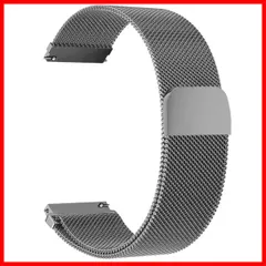 【人気商品】20mm マグネット式腕時計バンド 22mm スマートステンレス留め金製 男女兼用 時計バンド 交換ベルト メッシュバンド [HAKLA] ミラネーゼバンド