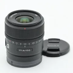 【超美品】SONY ソニー　E 15mm F1.4 G レンズフィルター付き カメラレンズ E 15mm F1.4 G SEL15F14G [ソニーE /単焦点レンズ