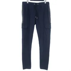 リサウンドクロージング/RESOUND CLOTHING DARRELL CARGO PT レザー ライン ナイロン カーゴ  パンツ ネイビー  サイズ メンズ2のサムネイル