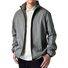 ストレッチジャケット 《B93杢グレー》 新品 未使用 ジャケット メンズ 全天候型 オールウェザー素材 撥水 防風 ストレッチ UPF30 UVカット 防花粉【D8F】【ゆうパケット】 ファッション
