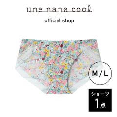 【ウンナナクール公式】MADE WITH LIBERTY FABRIC シンプルショーツ　ライトグリーン　M-L サイズ　1点