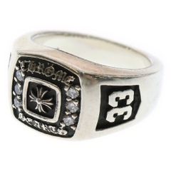 CHROME HEARTS (クロムハーツ) SM CHAMPION スモールチャンピオンリング PAVEダイヤ シルバー