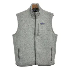 patagonia パタゴニア ベターセーター フリースベスト アウトドア グレー(メンズ XL)中古 古着 U3105