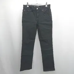 ◇ Θ EDWIN エドウィン 綿仕様 ストレートテーパードパンツ サイズ29 ブラック系 レディース　メンズ E  【1507160018436】