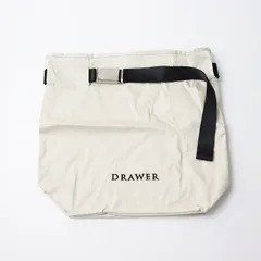 未使用 ドゥロワー Drawer ロゴ トートバッグ/ベージュ ノベルティ ハンドバッグ バックル 鞄【2400014109825】のサムネイル