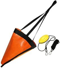 MO FACTORY Parachute Anchor Sea Anchor Set for Sea Fishing, Kayaking, SUP, and Rowing Boats (Orange, M)