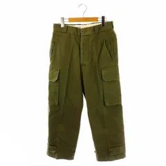 タンジェント Tangent PIERRE ピエール アーミーへリンボーンパンツ カーゴパンツ 44 カーキグリーン /ES ■OS