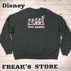 Disney × フリークスストア ロゴプリントデザインスウェット バックプリント ビッグシルエット ゆるダボコーデ