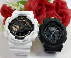 恋人たちのGショックペアウオッチ Gショック ペア G-SHOCK BABY-G ペア腕時計 カシオ 2本セット  アナデジ GA-110RG-7AJF BA-130-1AJF  ラッピング無料 メッセージカード手書きします 　クリスマス プレゼント 誕生日 
