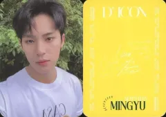 【中古】コレクションカード(男性) SEVENTEEN/MINGYU(ミンギュ)/裏面印刷サイン入り/「Dicon vol.12 SEVENTEEN 写真集 My Choice is… Specialバージョン」特典フォトカード