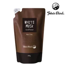 新品 ジョンズブレンド モイスト コンディショナー 詰め替え ホワイトムスク ノルコーポレーション John’sBlend リニューアル 450ｍL 香り ヘアケア しっとり 保湿 ツヤ うるおい ボタニカル ハリ コシ ダメージ補修 リフィル 女性 男性のサムネイル