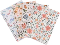 nijimomo シール帳 ４冊 A5 無地 両面剥離 シール収納 ステッカー台紙 切手ファイル コレクション用(Multicolor)