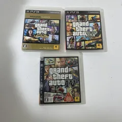 読込OK PS3 グランドセフトオート シリーズ 3本セット GTA5/GTA4/エピソード フロム リバティーシティ 送料無料AAA0001S6141/0726