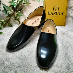 【美品】HARUTA　Spock　ドクターシューズ　#850　本革　日本製　ブラック　24.5cm