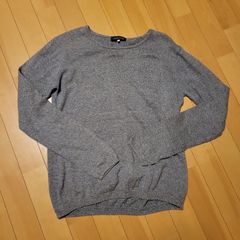 ANTIQULOTHES！グレーのニットプルオーバー