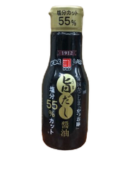 鹿児島の甘い醤油　かねよ　減塩　旨だし醤油　200ml 　  塩分55％カット　かつおだし　納豆・冷奴・刺身・鳥刺しのタレにも最適　賞味期限約１年半