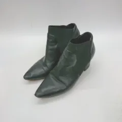 ◇ ⊇ FABIO RUSCONI ファビオ ルスコーニ サイドゴア ブーティー サイズ38 ブラック レディース E  【1503060006689】