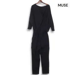 美品✨ドゥーズィエムクラスLe minor サロペット ブラック 38 Chain Jumpsuit（サロペット/オーバーオール）｜Deuxieme Classe