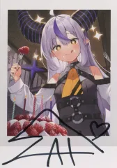 ラプラス・ダークネス　ホロライブ　複製箔押しサインポストカード　１点　a ふるいちオンライン - ホビー/VTuber/ラプラス・ダークネス 直筆