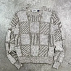 90年代 USA製 HONORS アクリル混 コットンニットセーター メンズXL相当 