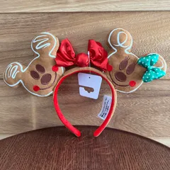 海外ディズニーパーク　クリスマス　限定　カチューシャ