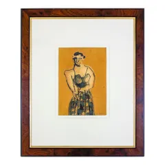 美術館収蔵お勧め!!軍艦島から着想「島の図」F10号 巨匠 石田 歩 氏の