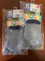 コクーンクラブ 5本指ソックス CS12  2足セット(24-26cm)