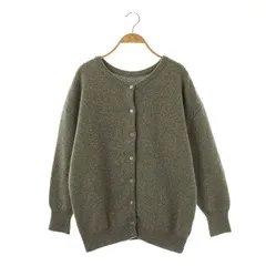 ジャーナルスタンダード レリューム JOURNAL STANDARD relume 23AW ラムナイロン天竺編み2WAYカーディガン ニット クルーネック F グレー /AT ■OS