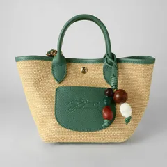 新品 ロンシャン LONGCHAMP ハンドバッグ ル パニエ プリアージュ バスケットバッグ XSサイズ オリガン