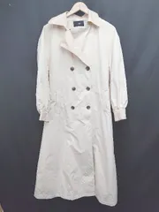 ◇ ◎ SHEER シアー 大人女子 シンプル 通勤 ロング 長袖 トレンチコート サイズF ライトベージュ系 レディース P  【1307250027108】