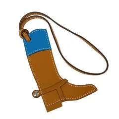 E2967 超美品 エルメス セリエ パドック ボンベイ キャップバッグチャーム HERMES キャップ型レザーチャーム パドック・ボンブ