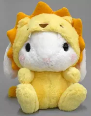 【中古】ぬいぐるみ しろっぴー×ライオン キバぐるみBIG 「ぽてうさろっぴー」