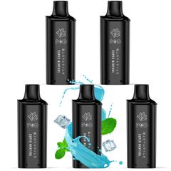 電子タバコ vape シーシャ I4型 交換用POD 5個入り  使い捨て ポッド フレーバーカートリッジ リキッド充填済み 爆煙 禁煙 ニコチンなし タールなし 液漏れ防止 本体含まれない