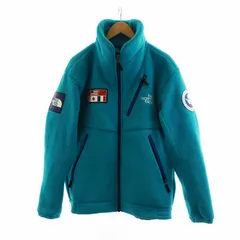 ザノースフェイス THE NORTH FACE 23AW Trans Antarctica Fleece Jacke ボア 長袖 スタンドカラー ロゴ刺繍 ワッペン ジップアップ XL 青 ブルー ジェイド2 NA72235 ■GY18 /MQのサムネイル