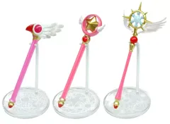 【中古】食玩 トレーディングフィギュア 全3種セット 「カードキャプターさくら スタンドロッド」