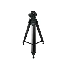 動作品 Libec TH-650DV 業務用 ビデオカメラ三脚 ボールレベラー